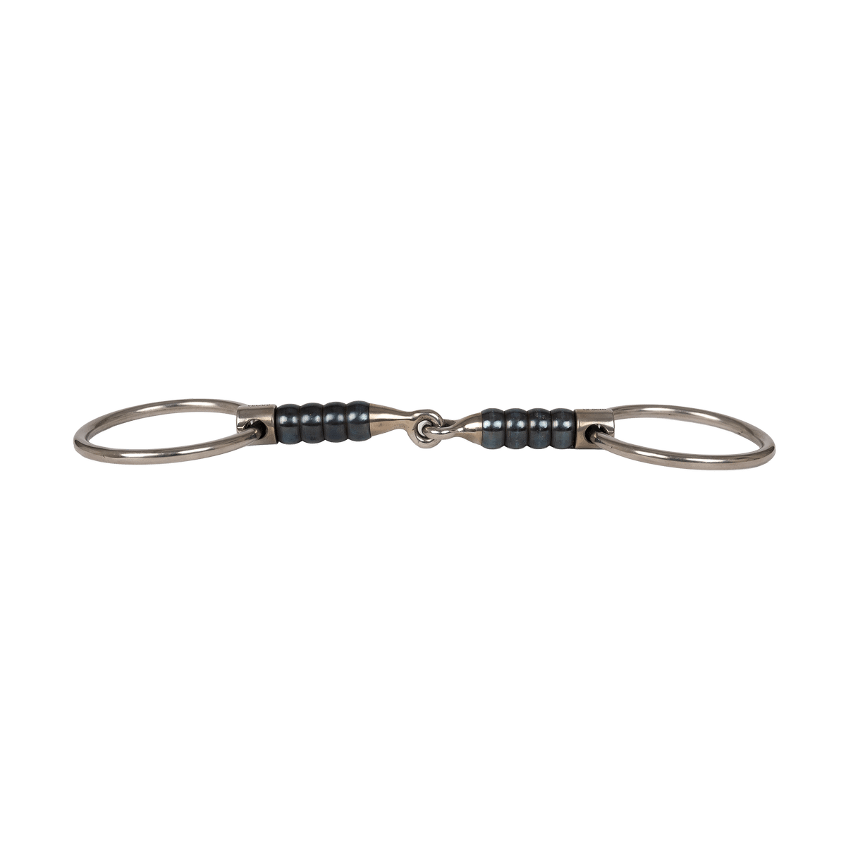 Velari Snaffle Single Jointed Loose Ring Cherry Roller Sweet Iron