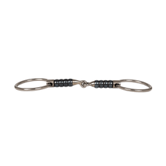 Velari Snaffle Single Jointed Loose Ring Cherry Roller Sweet Iron