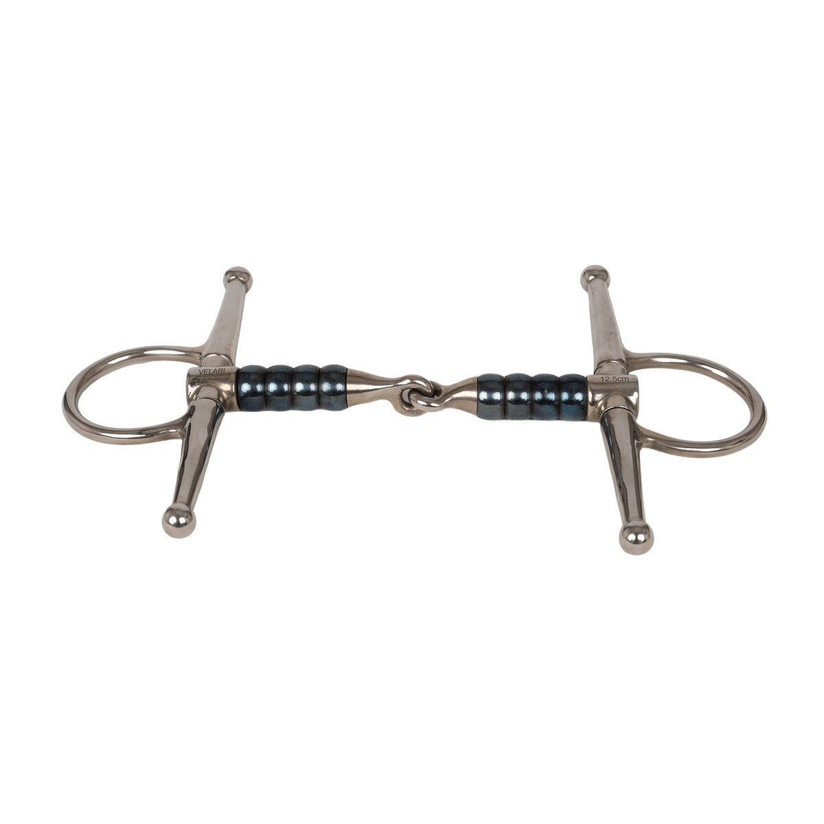 Velari Full Cheek Bit Single Jointed Cherry Roller Sweet Iron