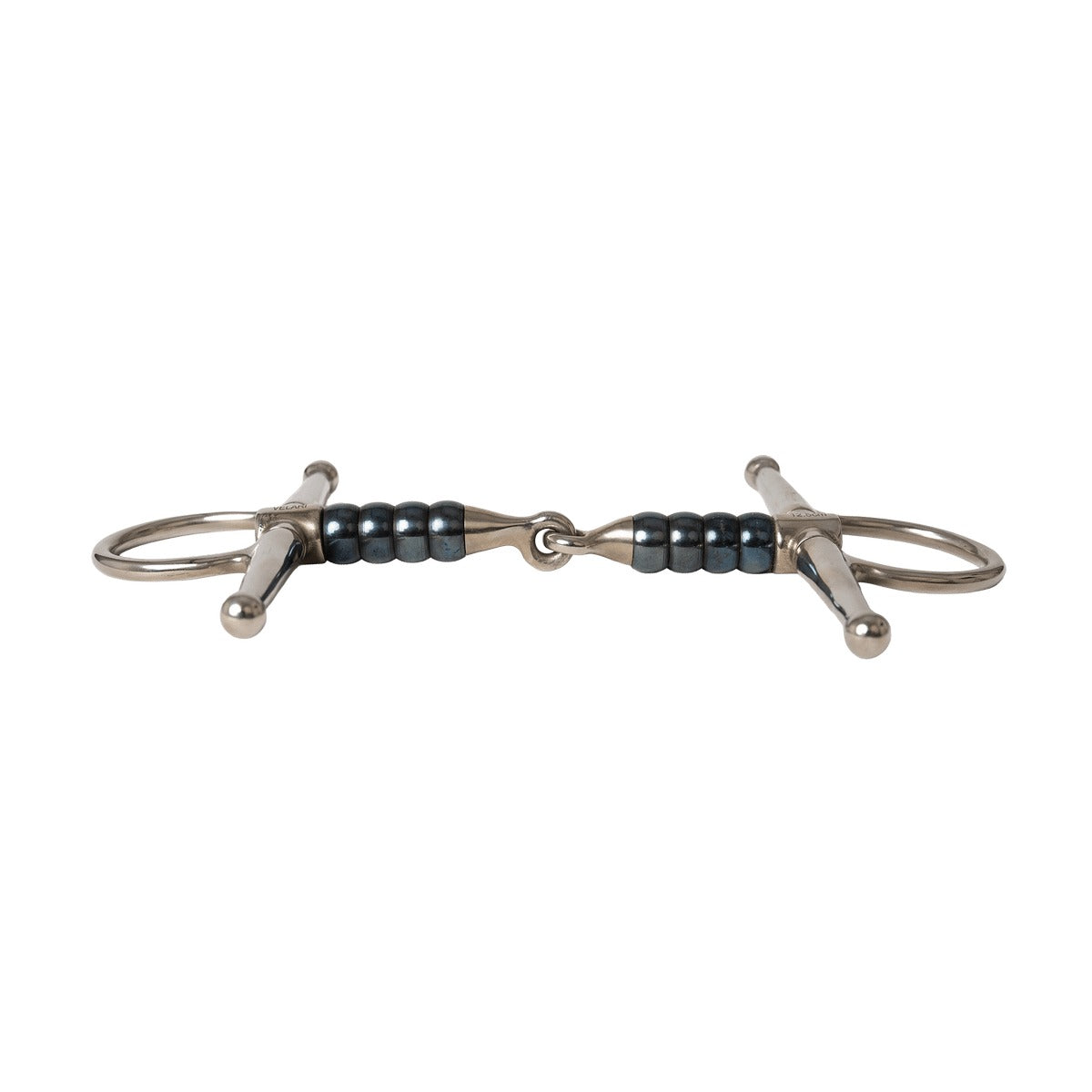 Velari Full Cheek Bit Single Jointed Cherry Roller Sweet Iron