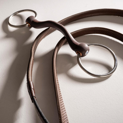 Velari Snaffle Flex with Tongue Port Loose Ring Hard