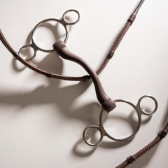 Velari 3 Rings Bit with Tongue Port Hard