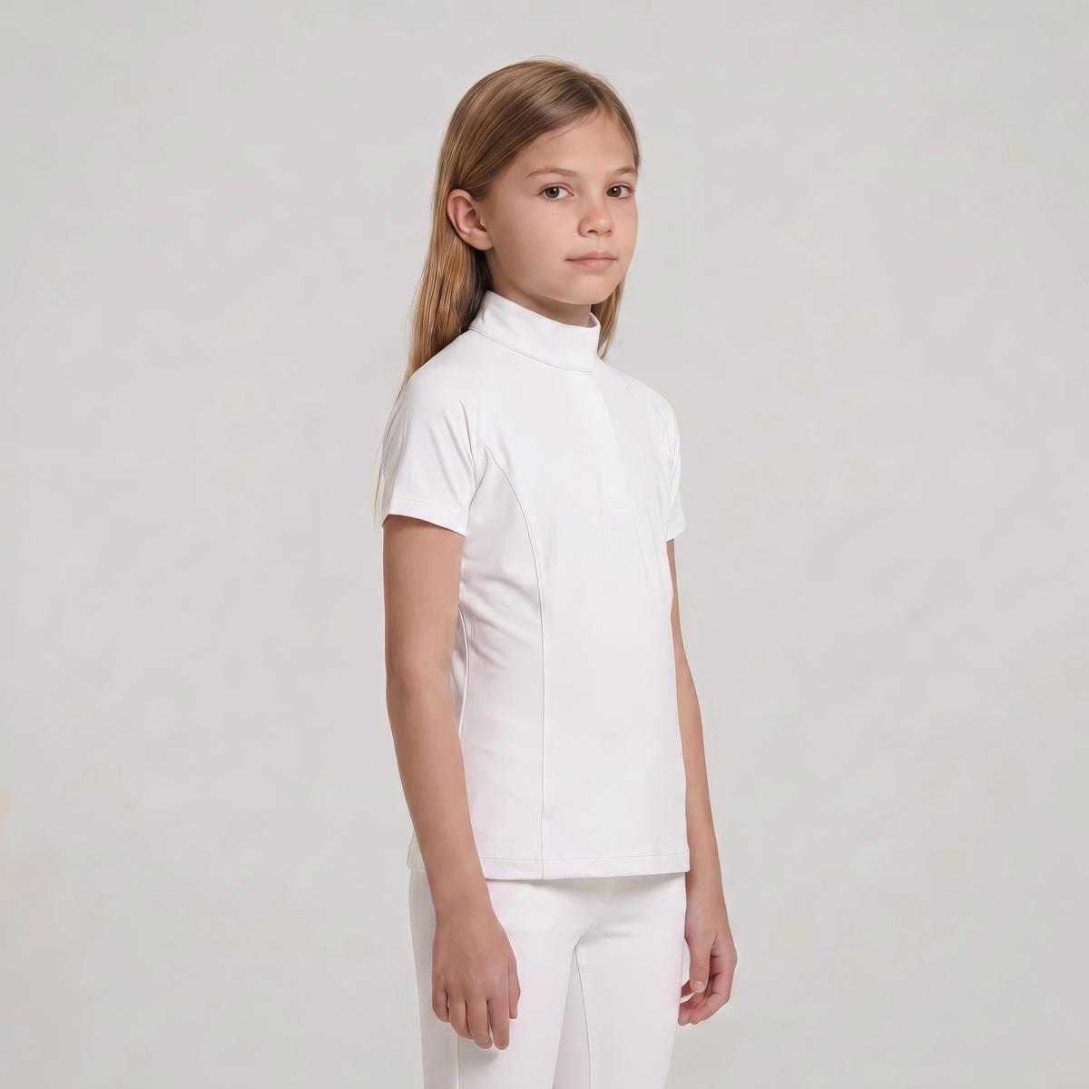 Kentucky Horsewear Show Shirt Classic Girls Short Sleeve