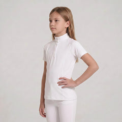 Kentucky Horsewear Show Shirt Classic Girls Short Sleeve