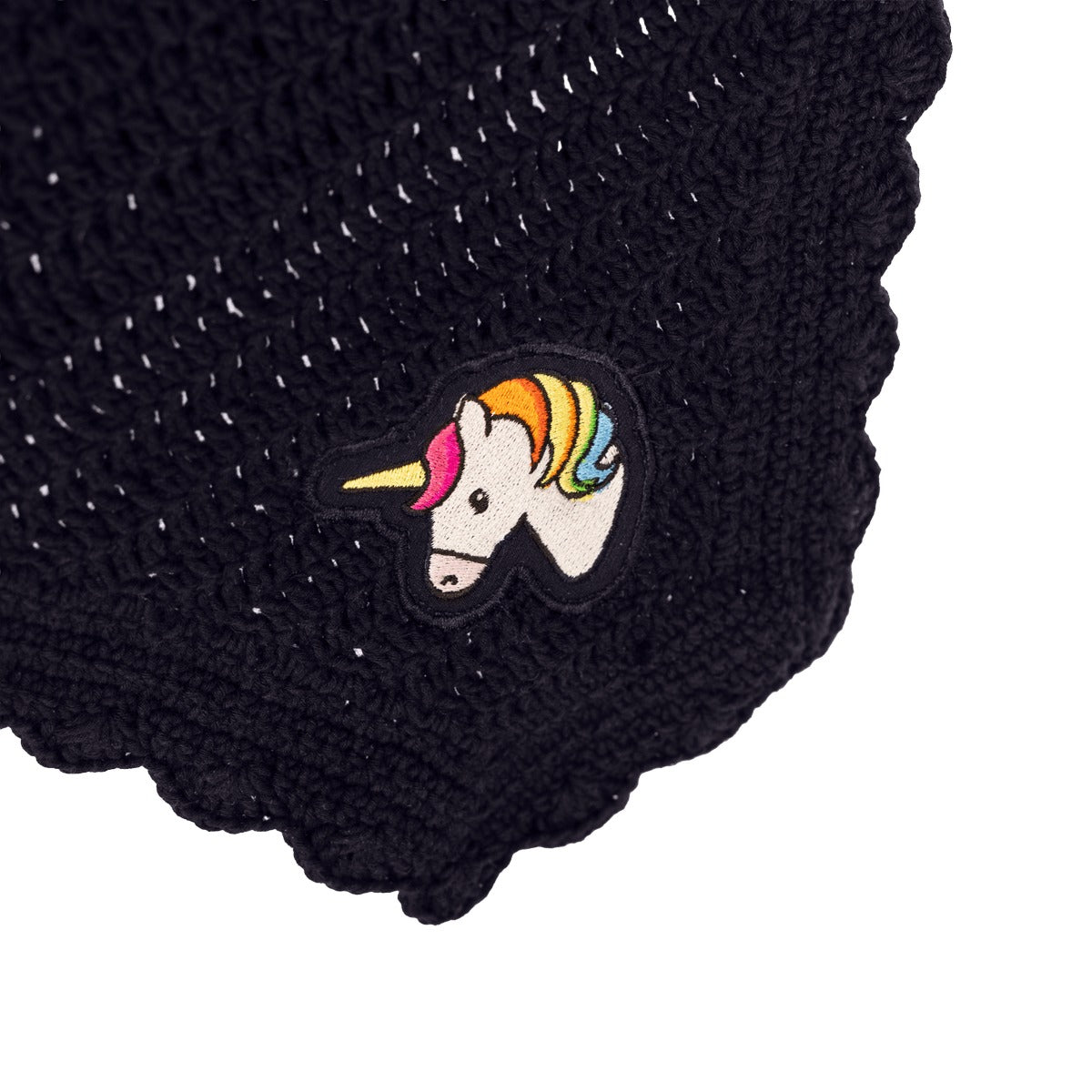 Kentucky Horsewear Fly Veil Wellington Wave Black Unicorn