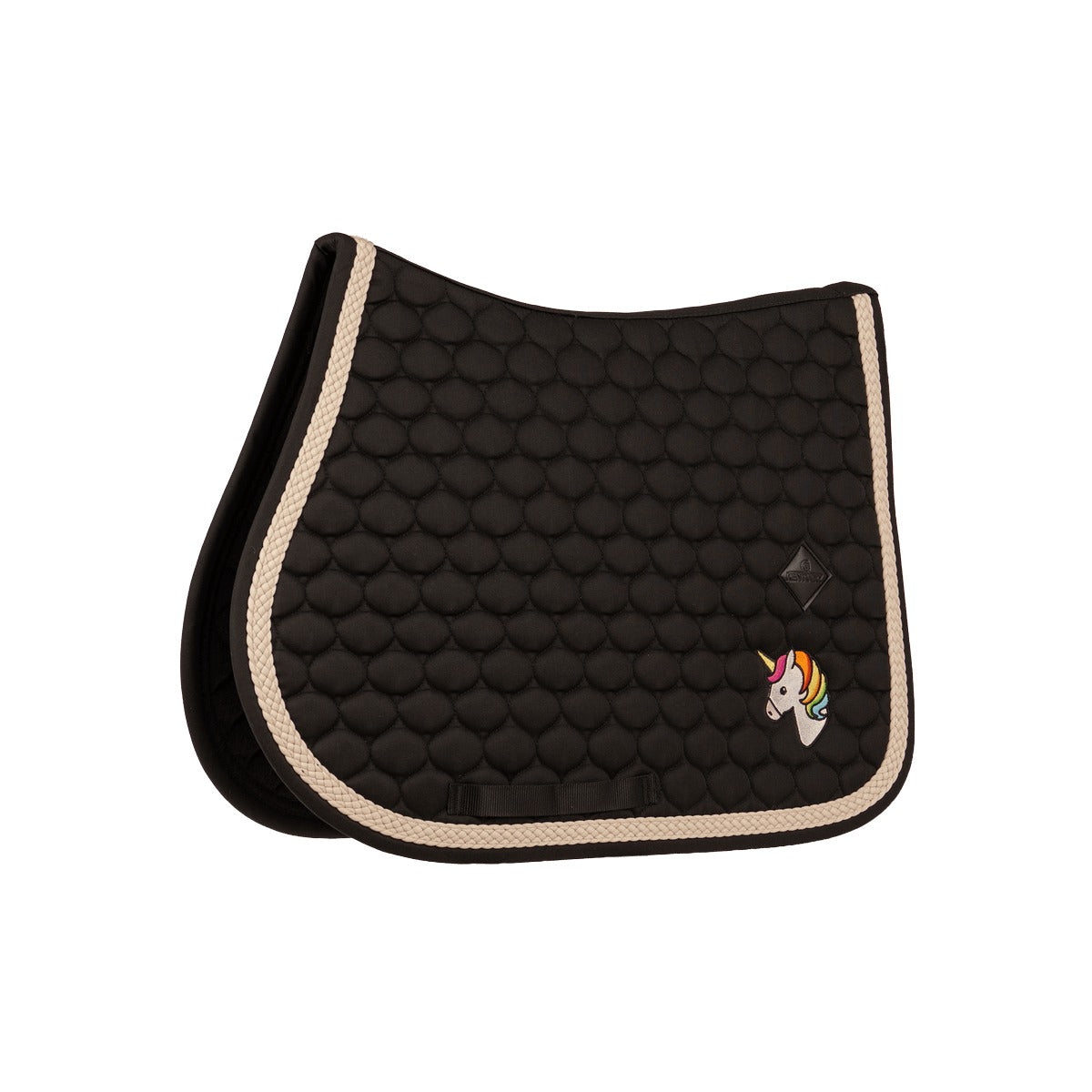 Kentucky Horsewear Saddle Pad with Plaited Cord Unicorn Jumping