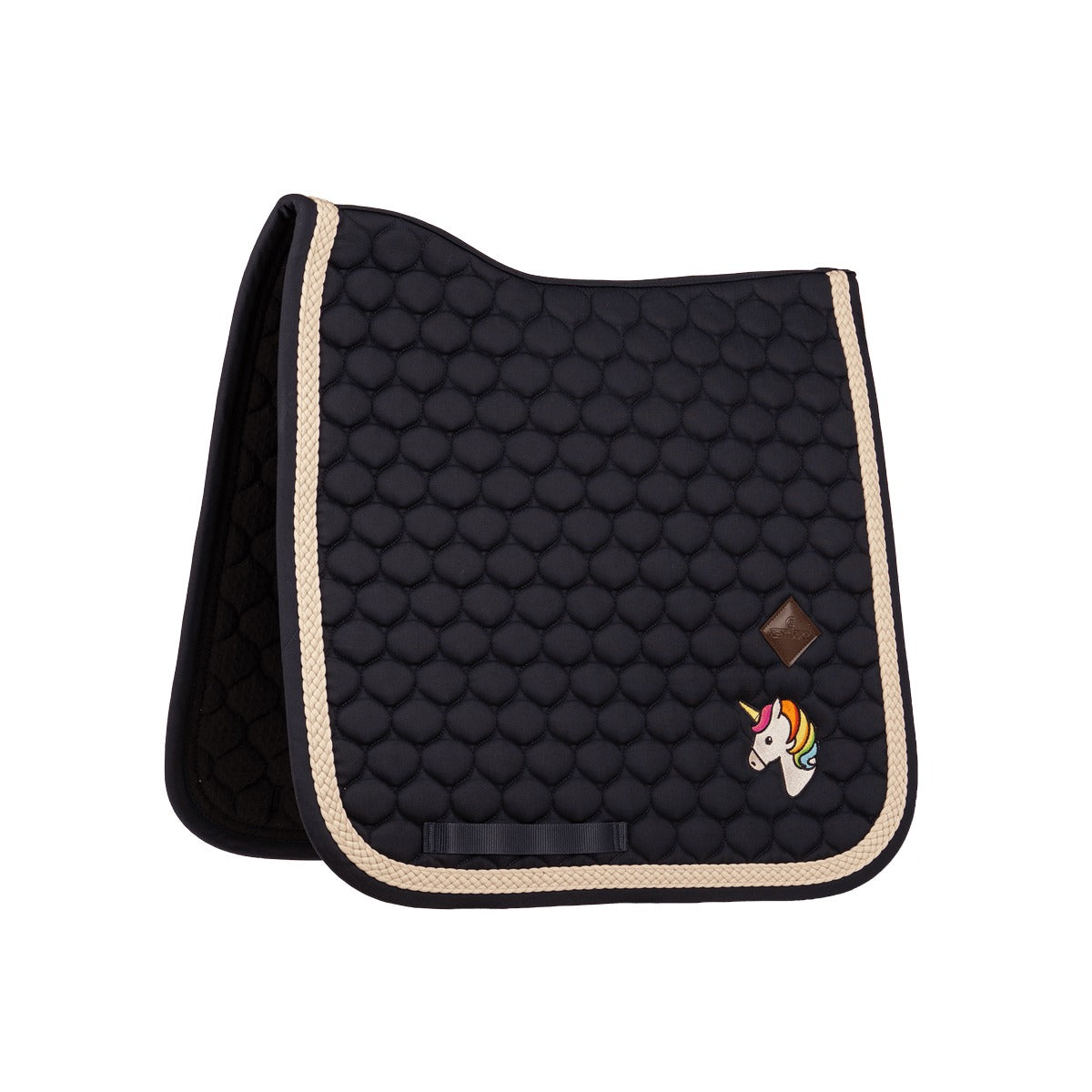 Kentucky Horsewear Saddle Pad with Plaited Cord Unicorn Dressage