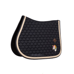 Kentucky Horsewear Saddle Pad with Plaited Cord Unicorn Jumping