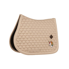 Kentucky Horsewear Saddle Pad with Plaited Cord Unicorn Jumping