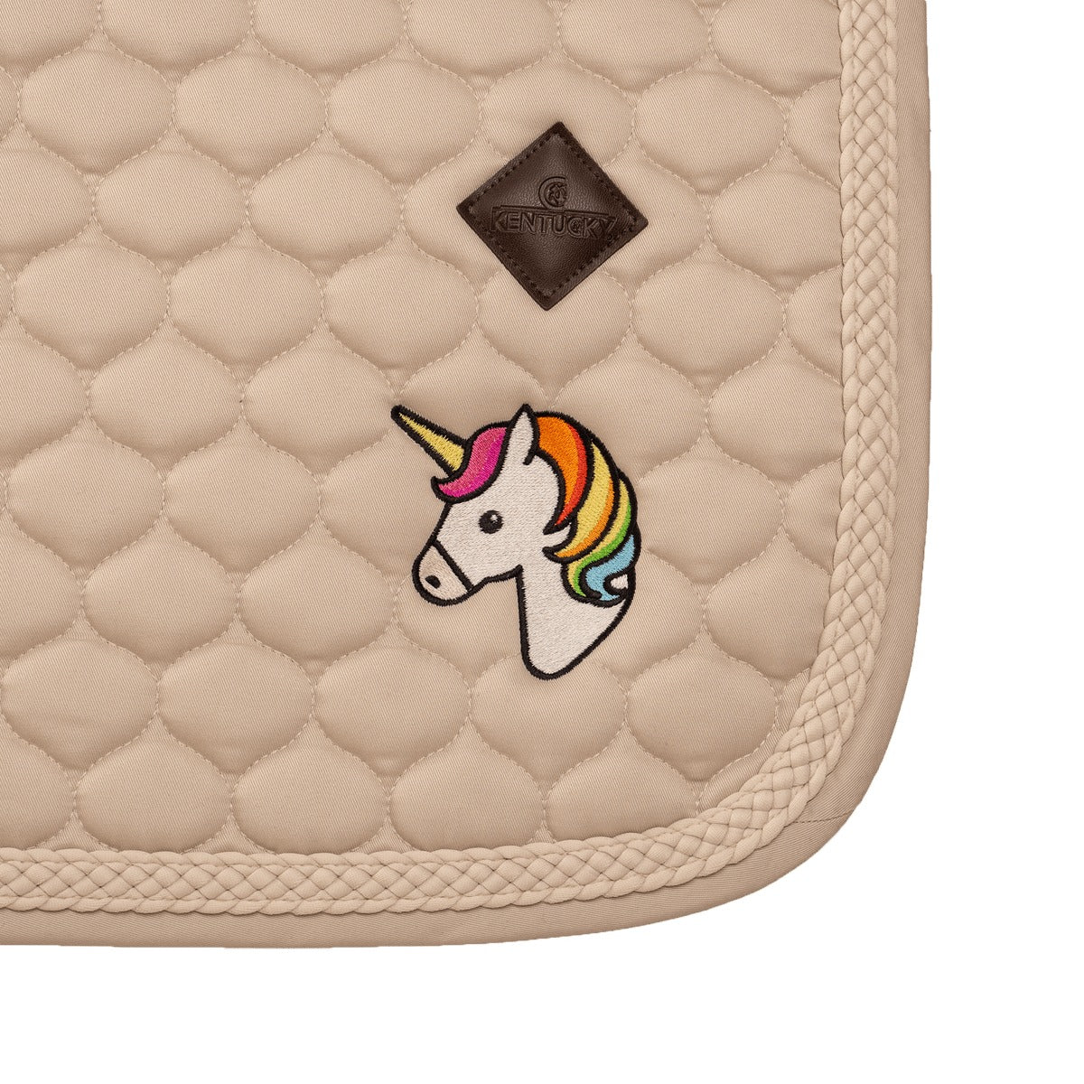 Kentucky Horsewear Saddle Pad with Plaited Cord Unicorn Dressage