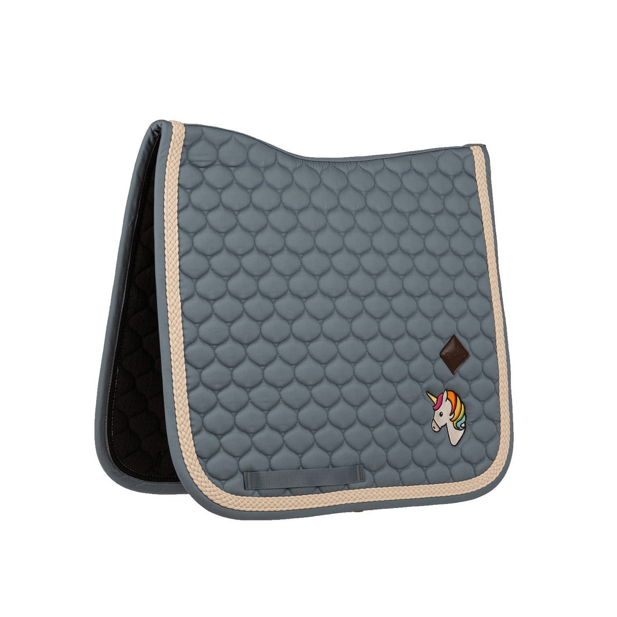 Kentucky Horsewear Saddle Pad with Plaited Cord Unicorn Dressage