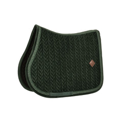 Kentucky Horsewear Saddle Pad Velvet Fishbone Plaited Glitter Rope Show Jumping