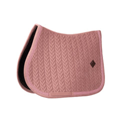Kentucky Horsewear Saddle Pad Velvet Fishbone Plaited Glitter Rope Show Jumping