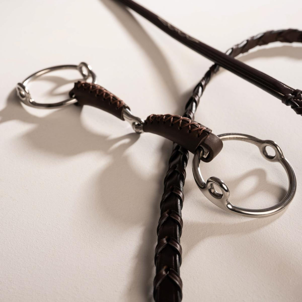 Velari Leather Gag Loose Ring Single Jointed