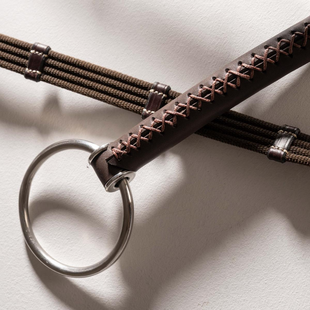 Velari Leather Snaffle Loose Ring