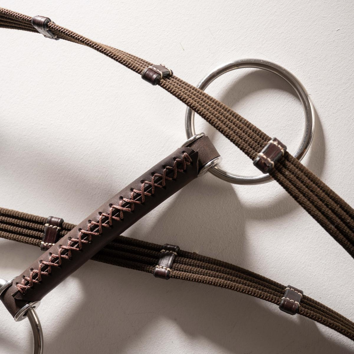 Velari Leather Snaffle Loose Ring