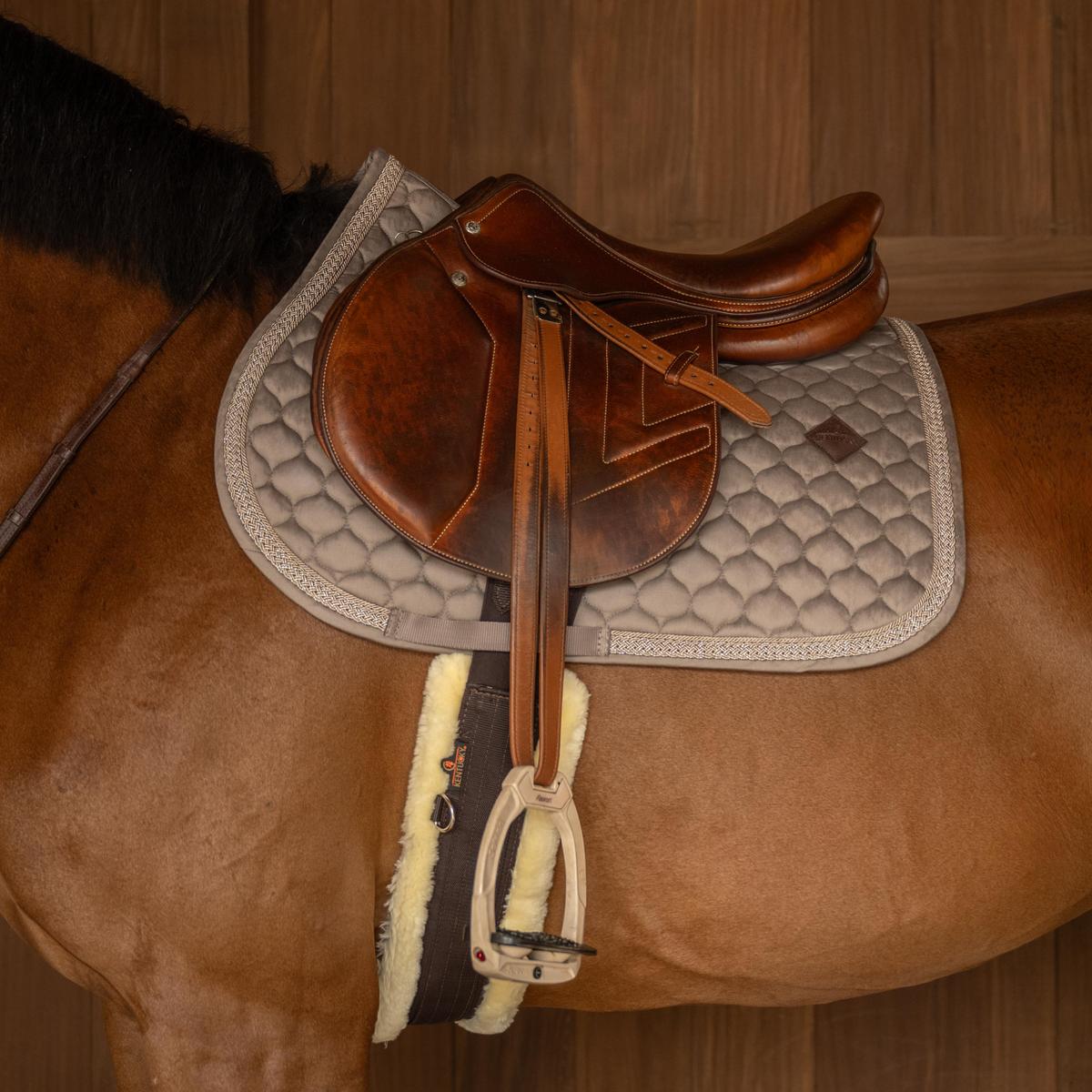 Kentucky Horsewear Saddle Pad Classic Onion Plaited Glitter Rope Show Jumping