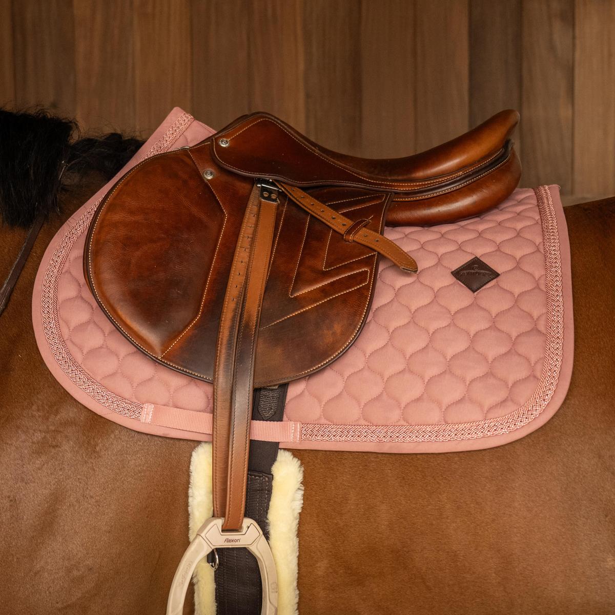 Kentucky Horsewear Saddle Pad Classic Onion Plaited Glitter Rope Show Jumping
