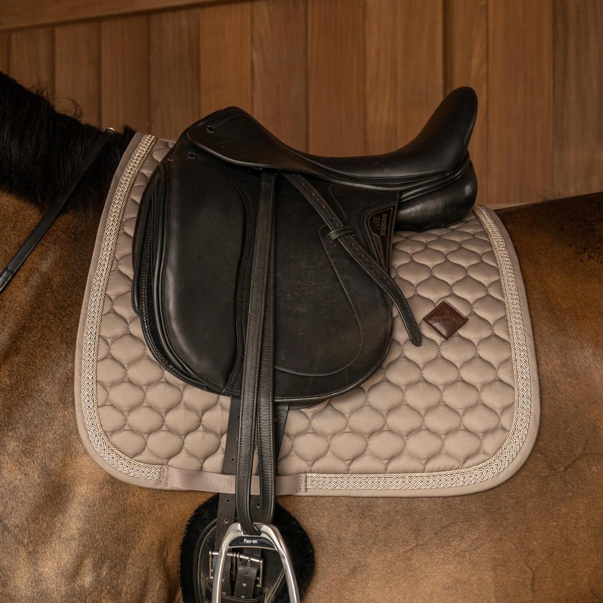 Kentucky Horsewear Saddle Pad Classic Onion Plaited Glitter Rope Dressage