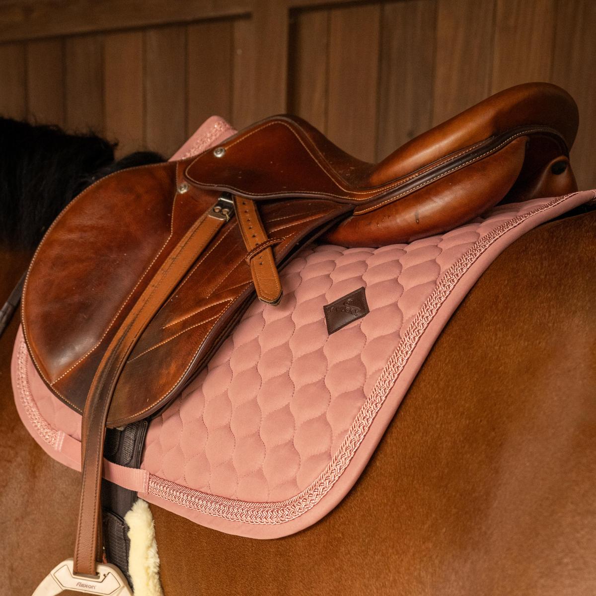Kentucky Horsewear Saddle Pad Classic Onion Plaited Glitter Rope Show Jumping
