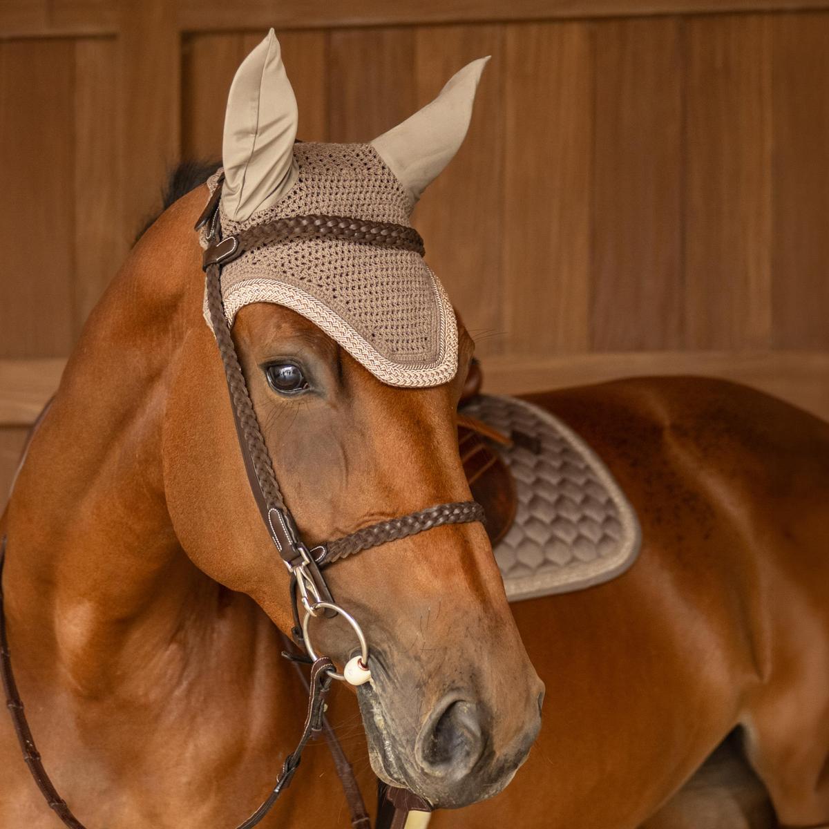 Kentucky Horsewear Fly Veil Wellington Plaited Glitter Rope