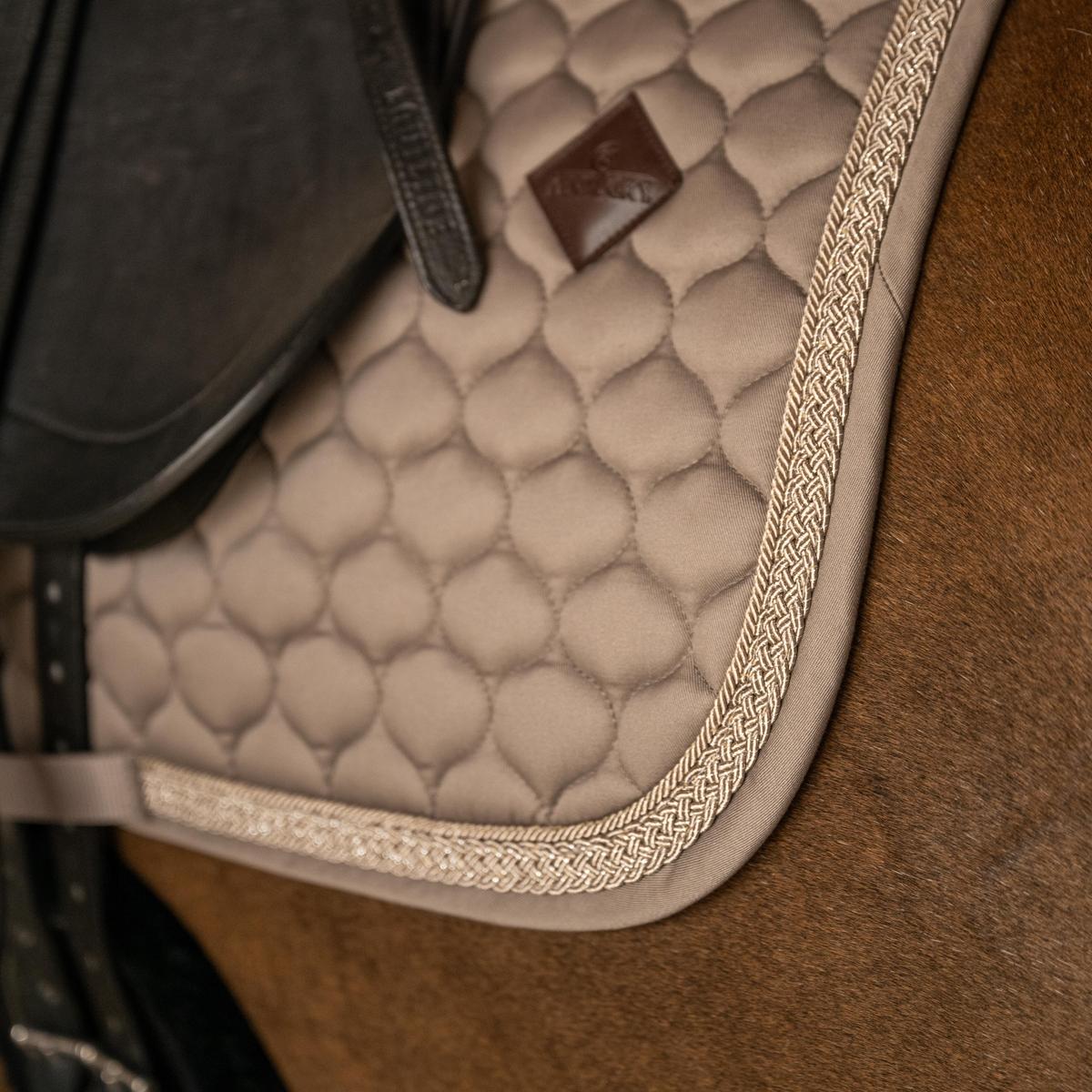 Kentucky Horsewear Saddle Pad Classic Onion Plaited Glitter Rope Dressage