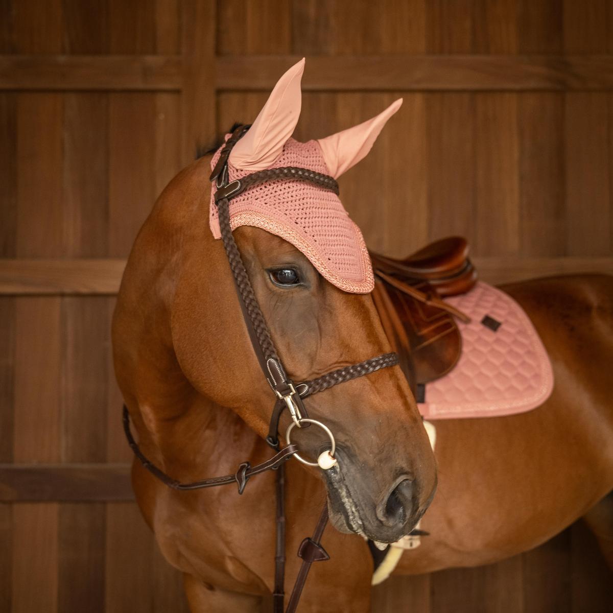 Kentucky Horsewear Fly Veil Wellington Plaited Glitter Rope