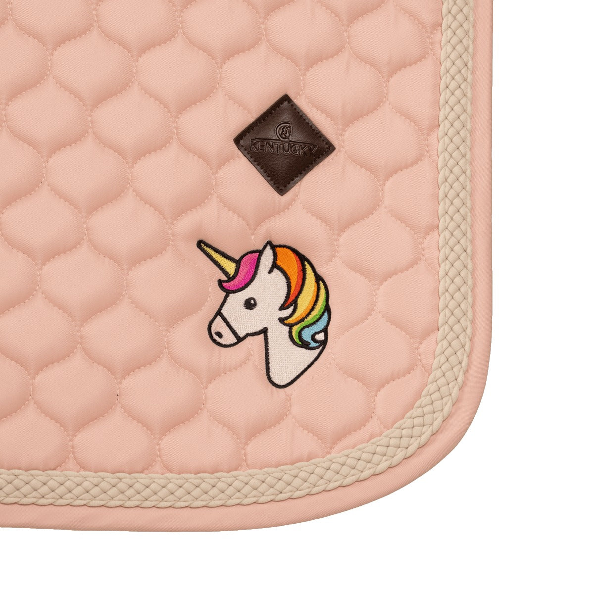 Kentucky Horsewear Saddle Pad with Plaited Cord Unicorn Dressage