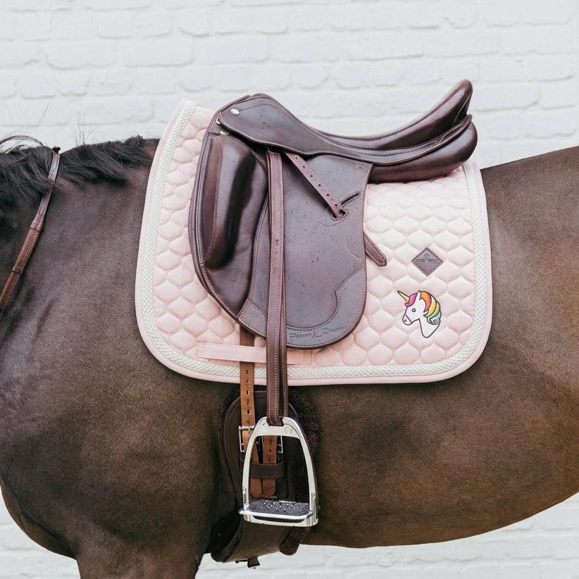 Kentucky Horsewear Saddle Pad with Plaited Cord Unicorn Dressage