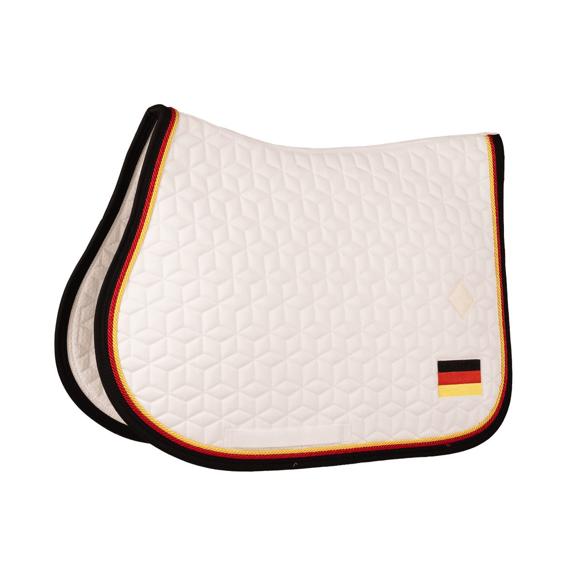 Kentucky Horsewear Saddle Pad Classic Flag Jumping