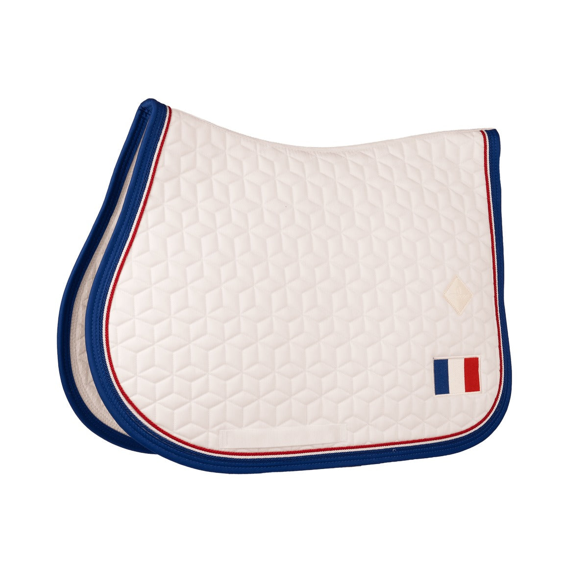 Kentucky Horsewear Saddle Pad Classic Flag Jumping