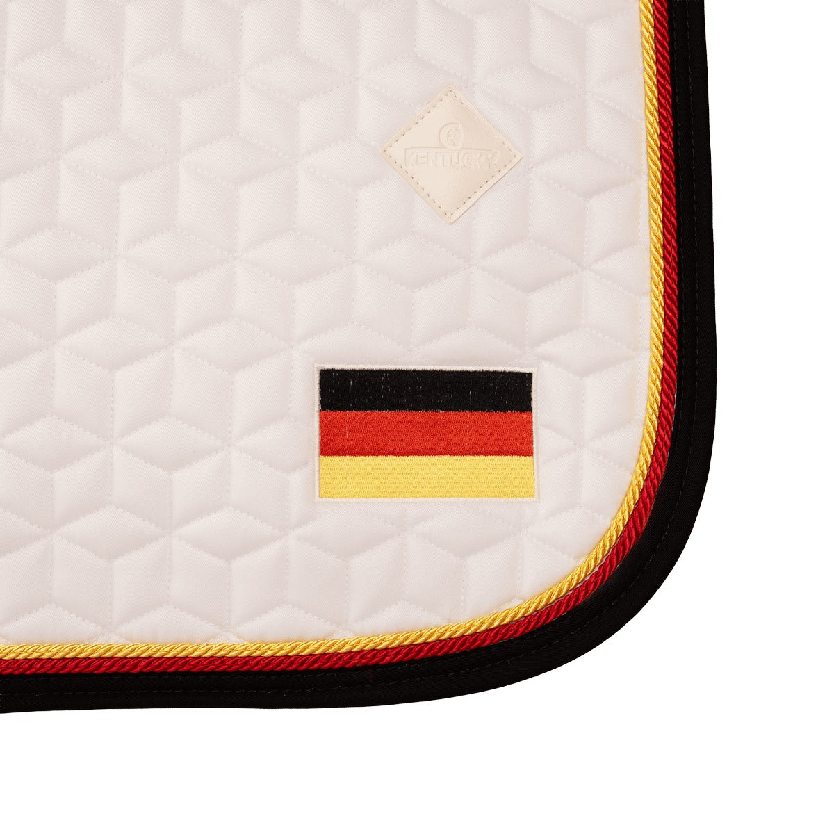 Kentucky Horsewear Saddle Pad Classic Flag Jumping