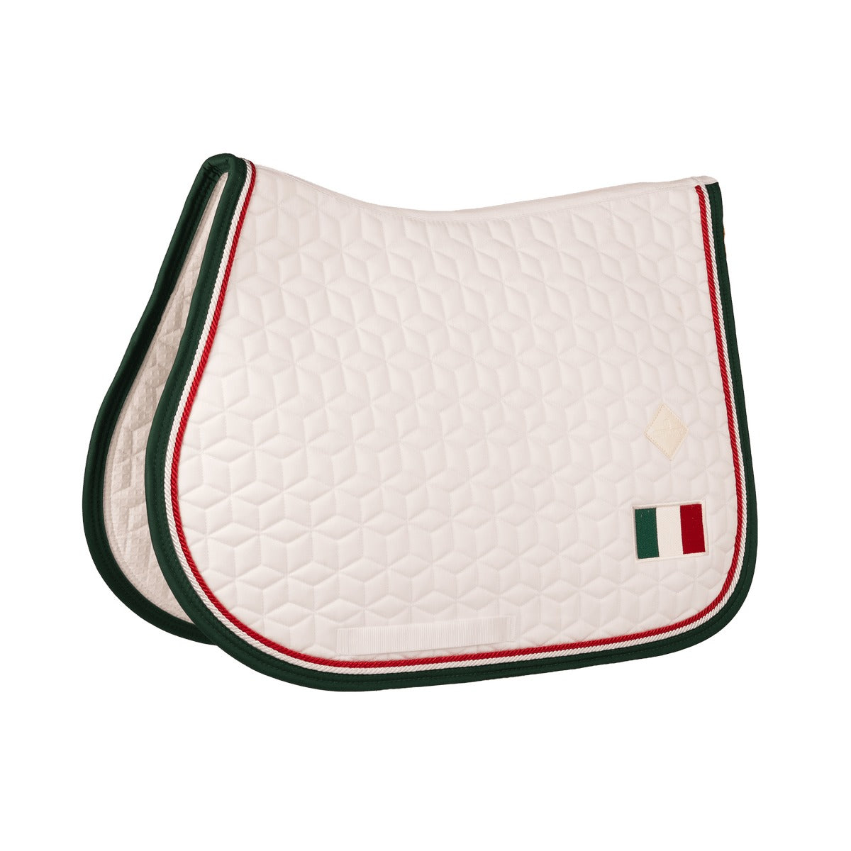 Kentucky Horsewear Saddle Pad Classic Flag Jumping