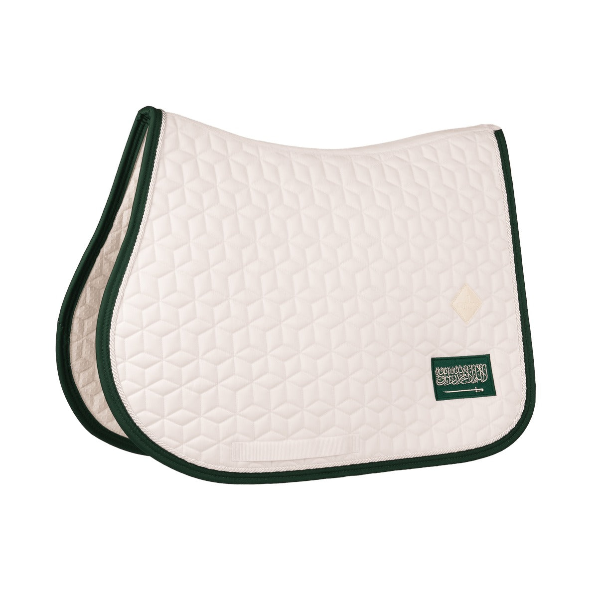 Kentucky Horsewear Saddle Pad Classic Flag Jumping