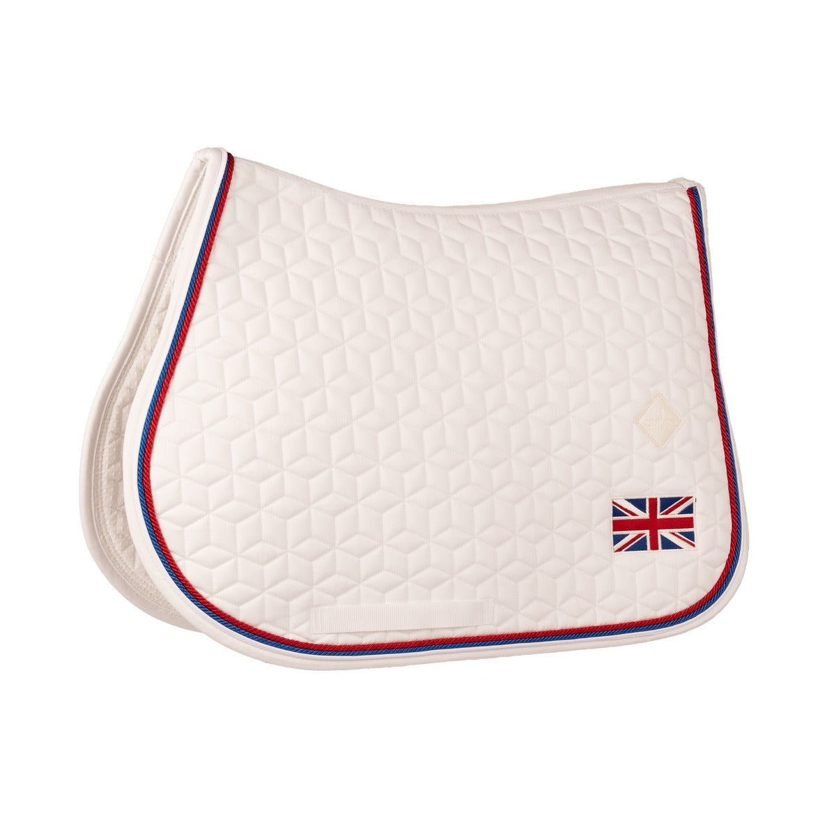 Kentucky Horsewear Saddle Pad Classic Flag Jumping
