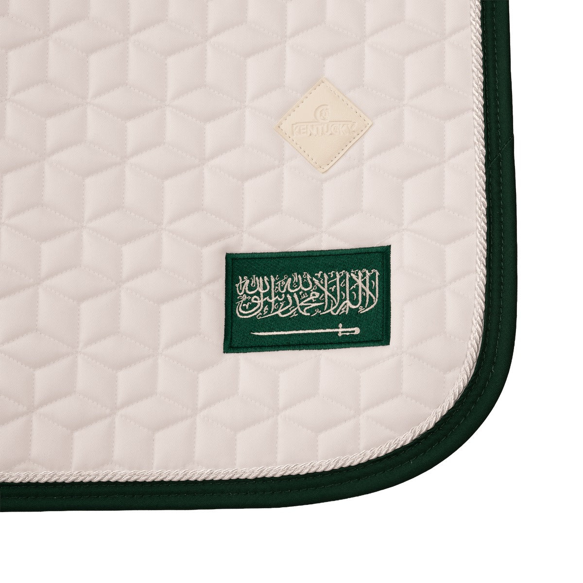 Kentucky Horsewear Saddle Pad Classic Flag Jumping