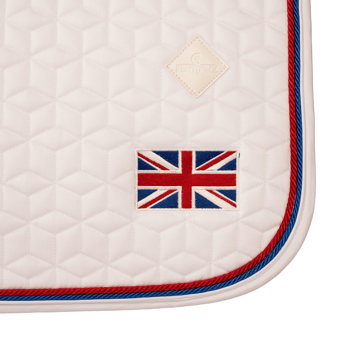 Kentucky Horsewear Saddle Pad Classic Flag Jumping