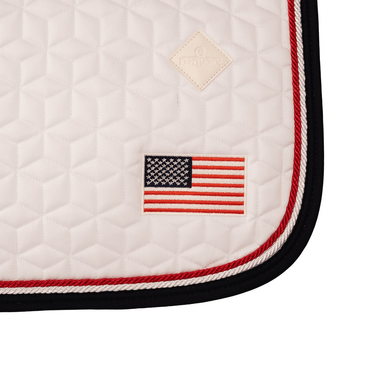 Kentucky Horsewear Saddle Pad Classic Flag Jumping