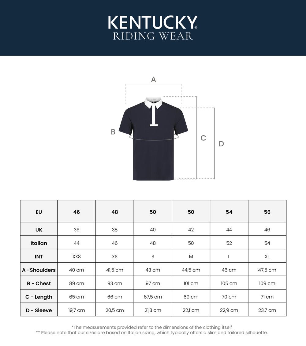 Kentucky Horsewear Show Shirt Men Classic Short Sleeve