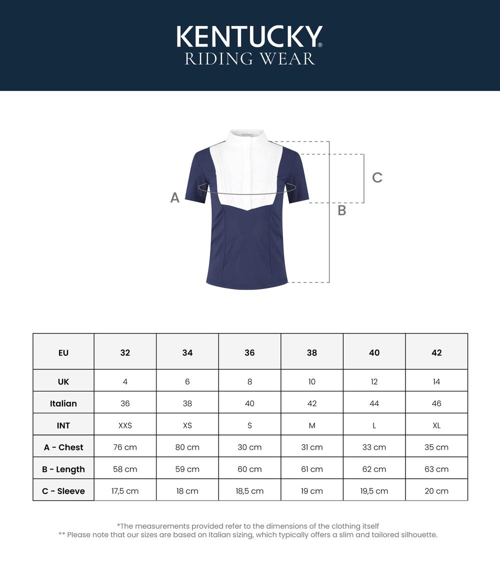 Kentucky Horsewear Show Shirt Women Heritage Air Short Sleeve