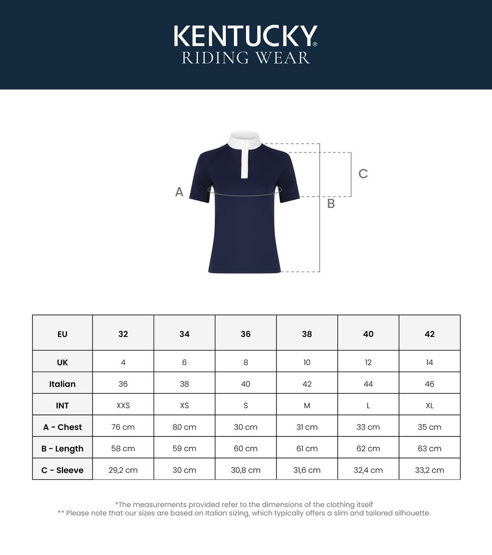 Kentucky Horsewear Show Shirt Women Classic Short Sleeve