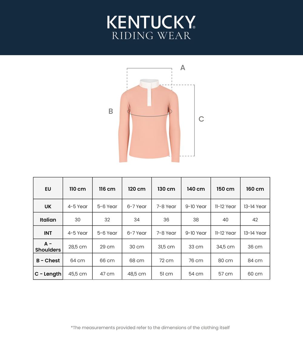 Kentucky Horsewear Girl Show Shirt Long Sleeve Tokyo Kids