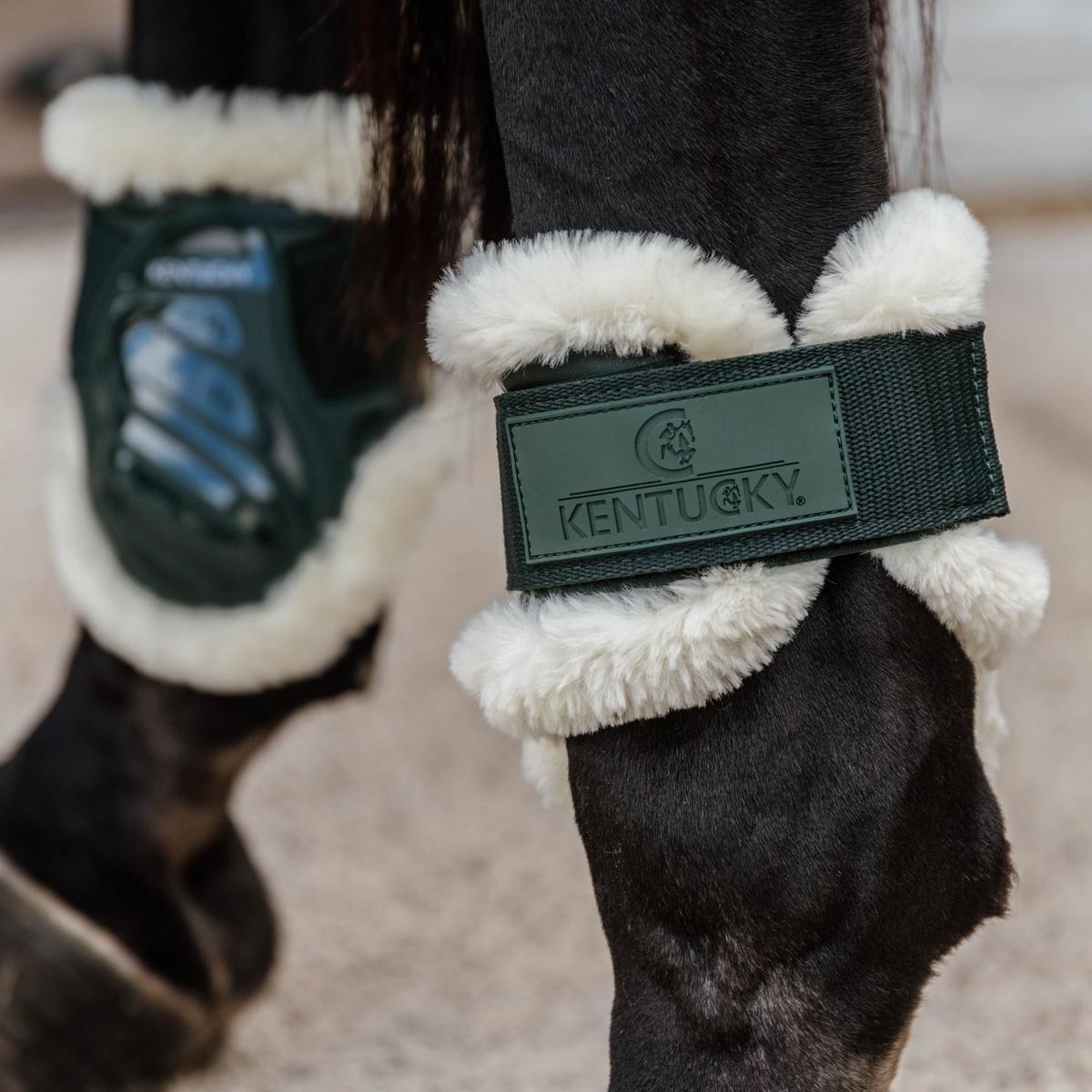 Kentucky Horsewear Vegan Sheepskin Young Horse Fetlock Boots
