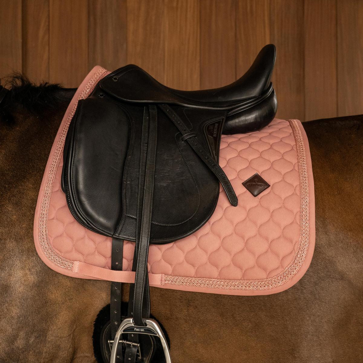 Kentucky Horsewear Saddle Pad Classic Onion Plaited Glitter Rope Dressage