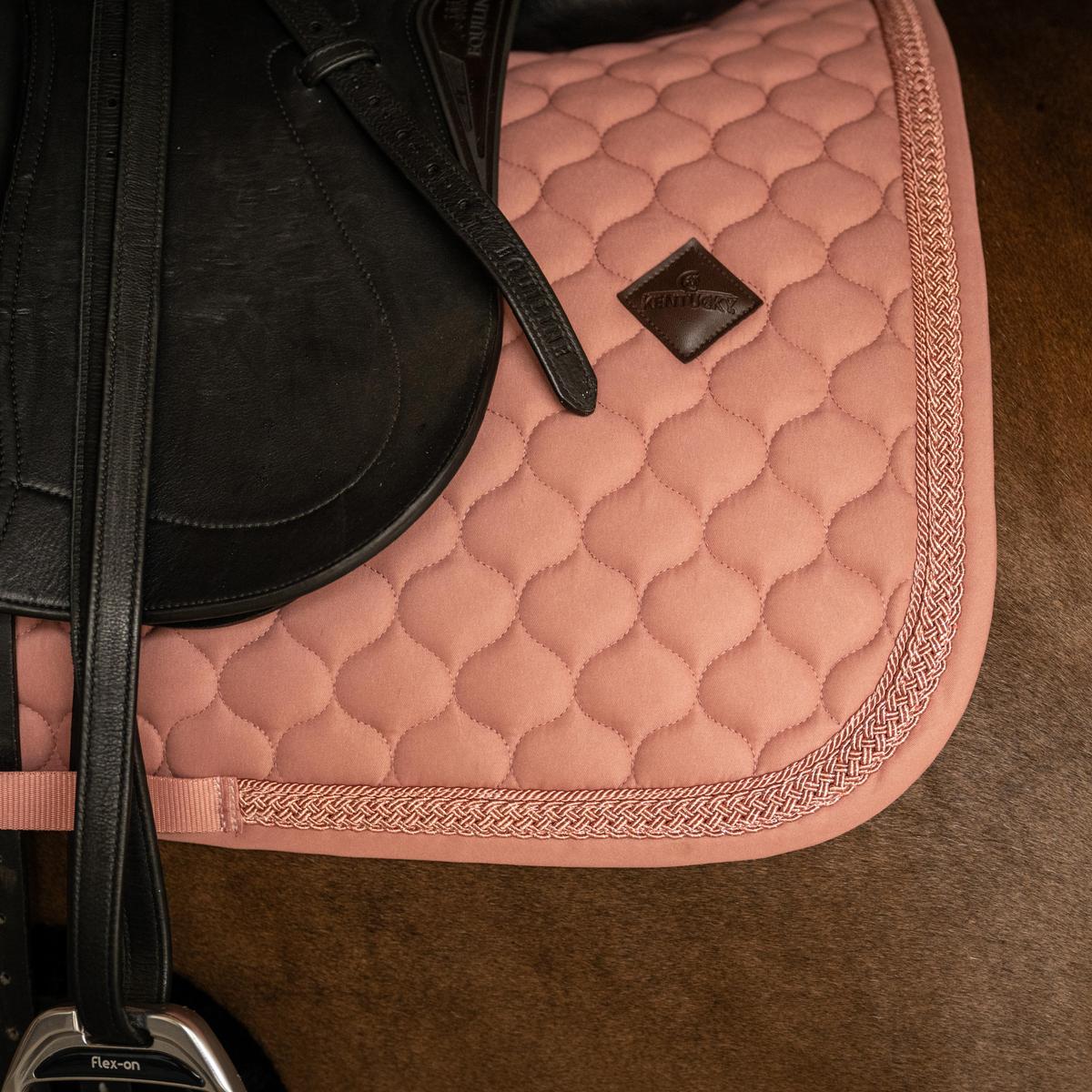 Kentucky Horsewear Saddle Pad Classic Onion Plaited Glitter Rope Dressage