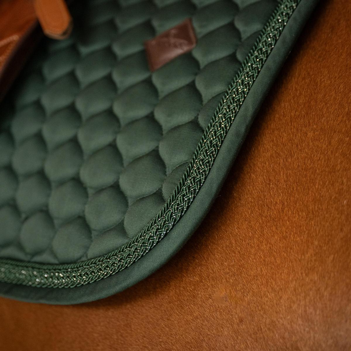 Kentucky Horsewear Saddle Pad Classic Onion Plaited Glitter Rope Show Jumping