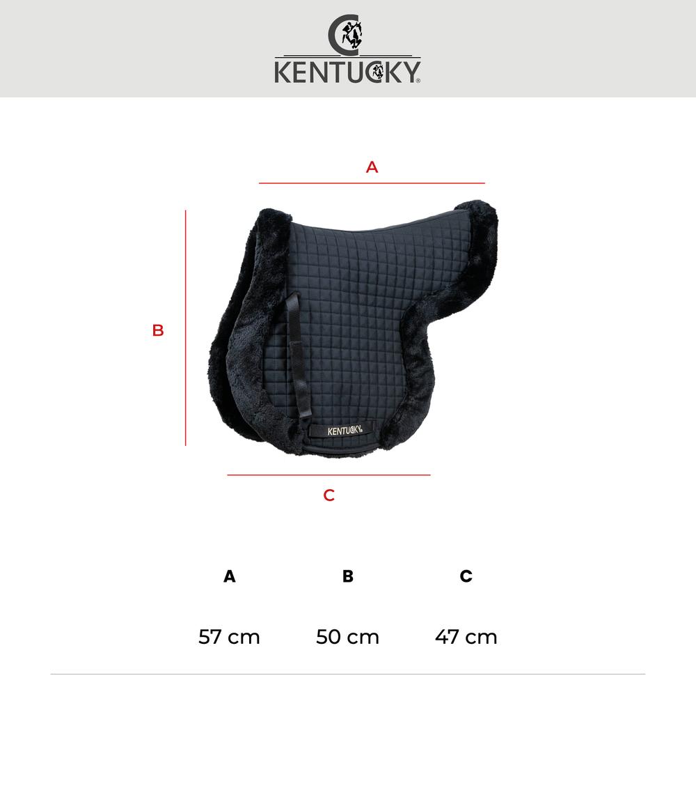 Kentucky Horsewear Saddle Pad Hunter vegan sheepskin jumping