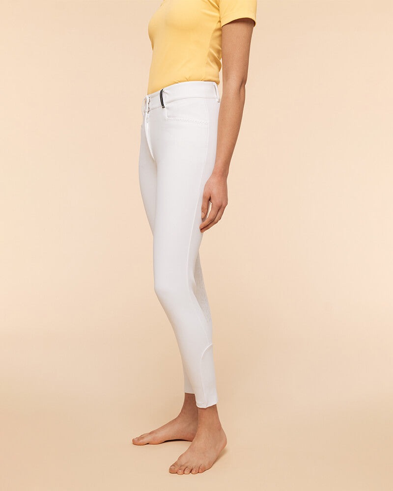 DADA Sport Giovani Grip Breeches - White