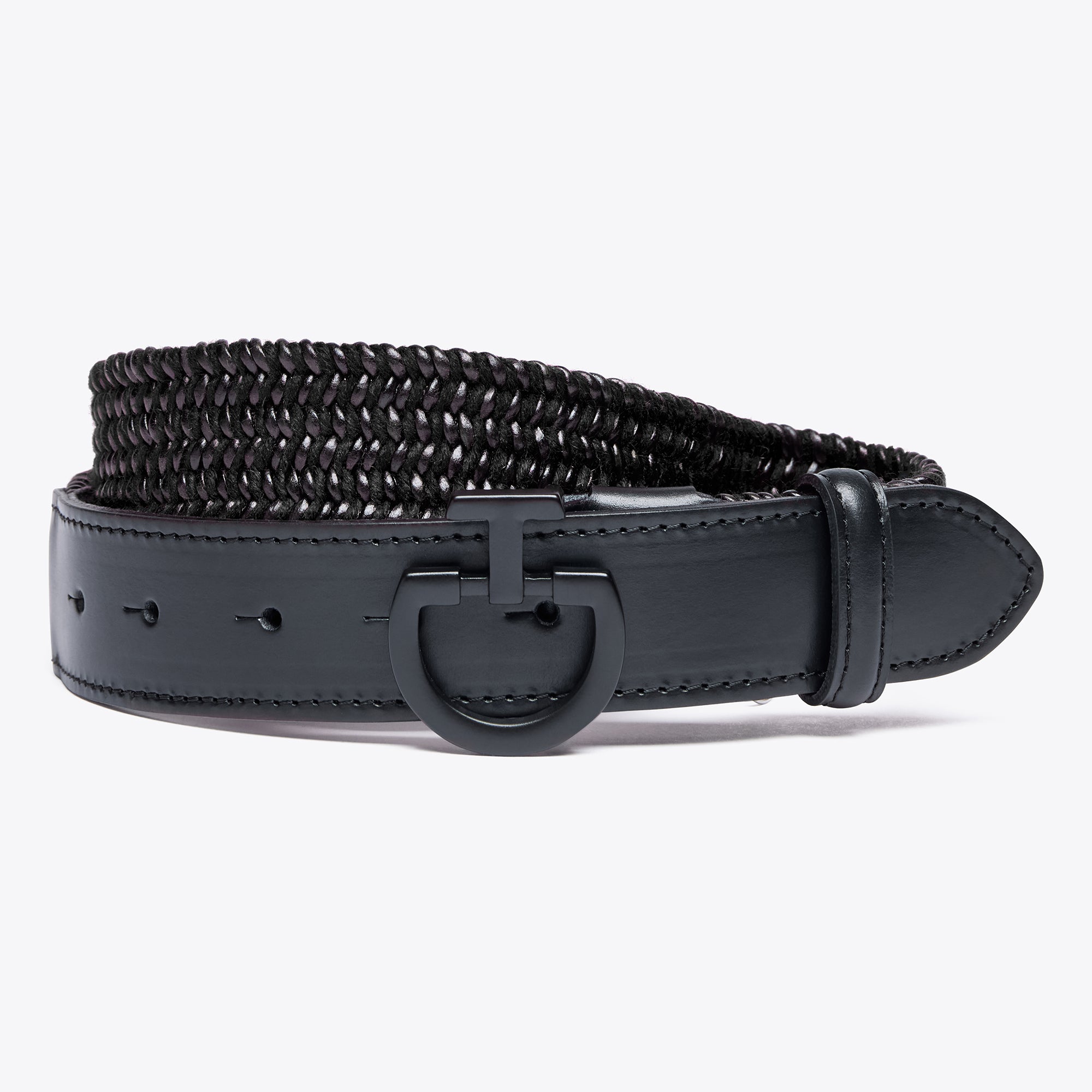 CT Man Leather/Wool Elastic Belt DEC23 collection