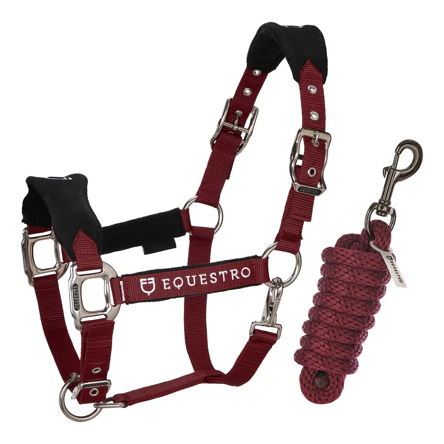 Equestro Fleece Halter With Lead